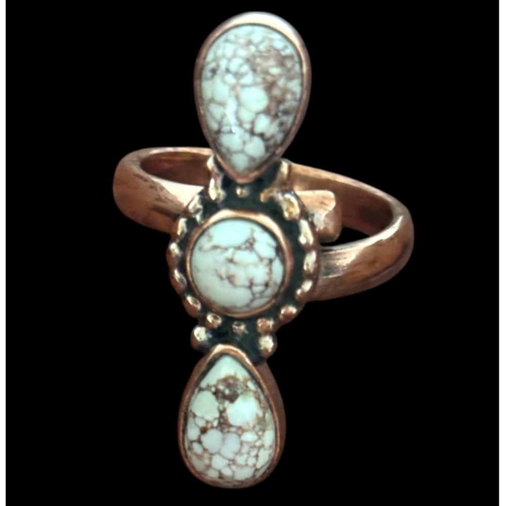 Wild Horse and Copper Crawler Adjustable Ring NWOT